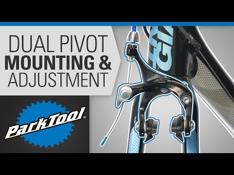 adjusting rear caliper brakes on bicycle
