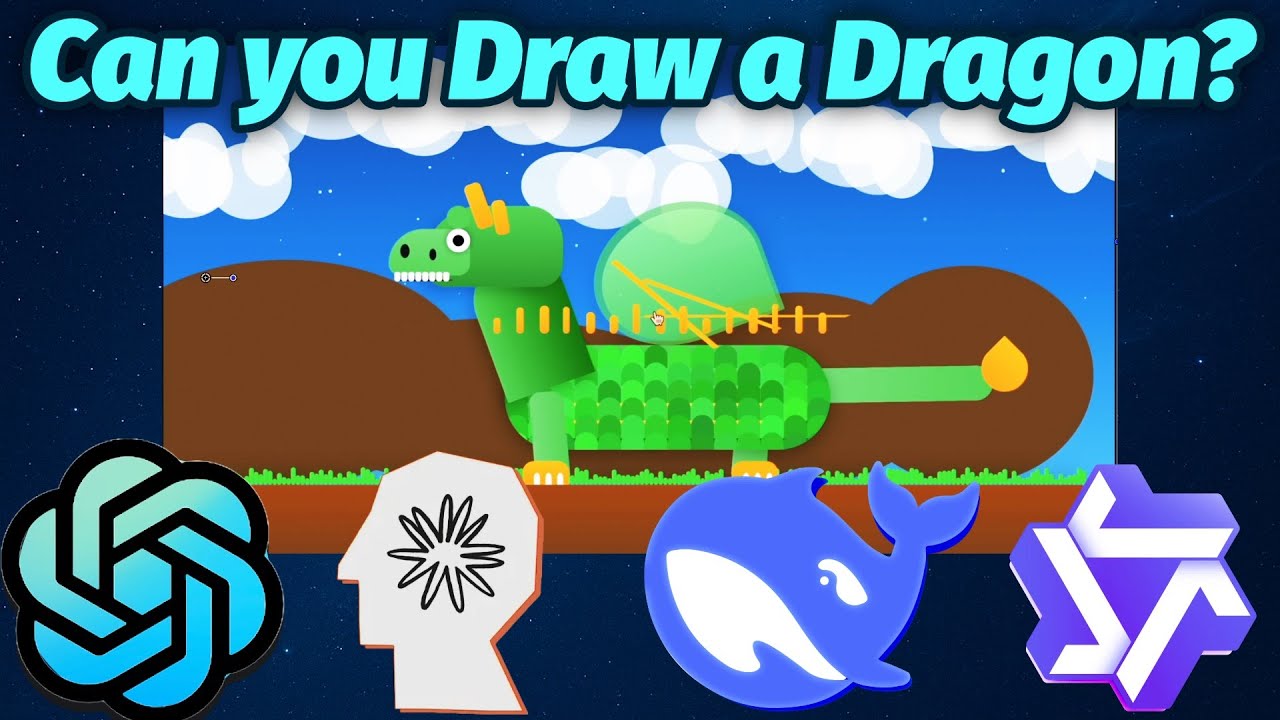 I asked 24 AI models to Draw a Dragon | Who did the Best?