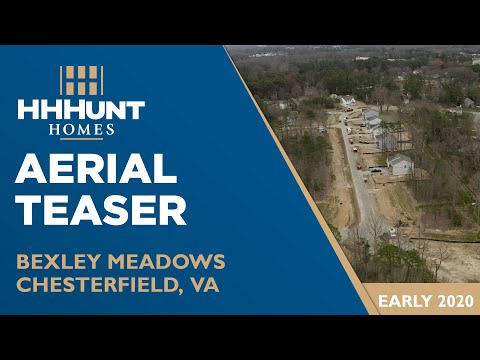 Aerial Tour | New Homes in Midlothian, VA | Bexley Meadows by HHHunt Homes