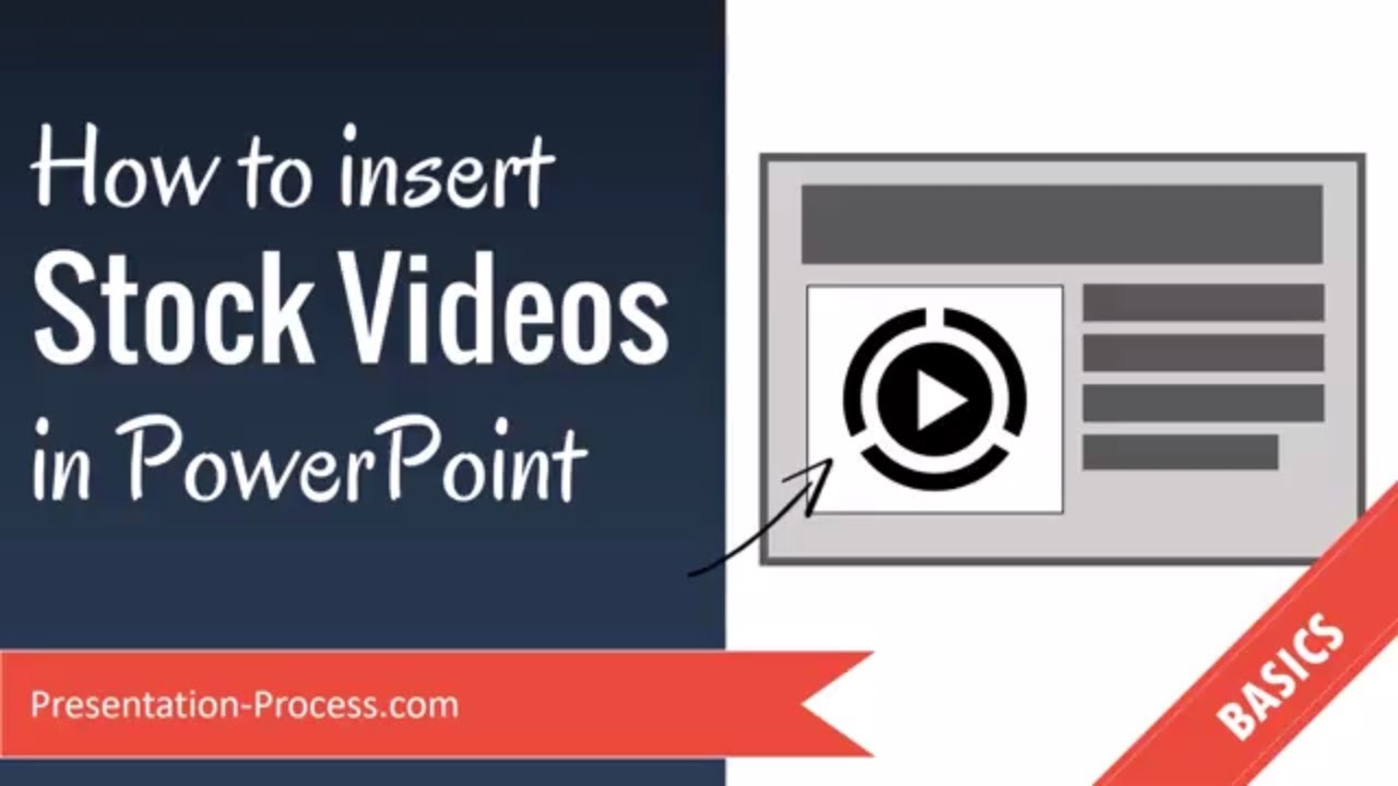 How to insert Stock Videos in PowerPoint