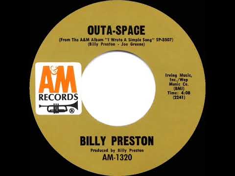 1972 HITS ARCHIVE: Outa-Space - Billy Preston (a #1 record--mono 45)