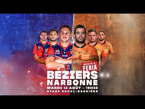 Match de la #Féria25 : AS Béziers Hérault / Racing Club Narbonnais