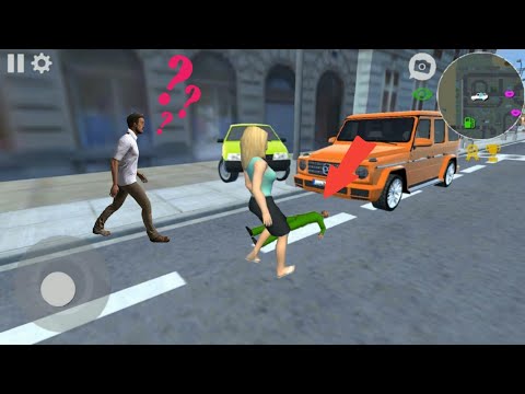 Offroad G Class game | bumping into people-android gameplay