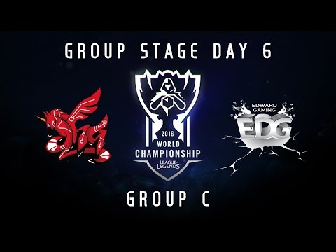 AHQ vs EDG || 2016 World Championship: Group Stage Day 6 - Group C || OCTOBER 8 - 2016