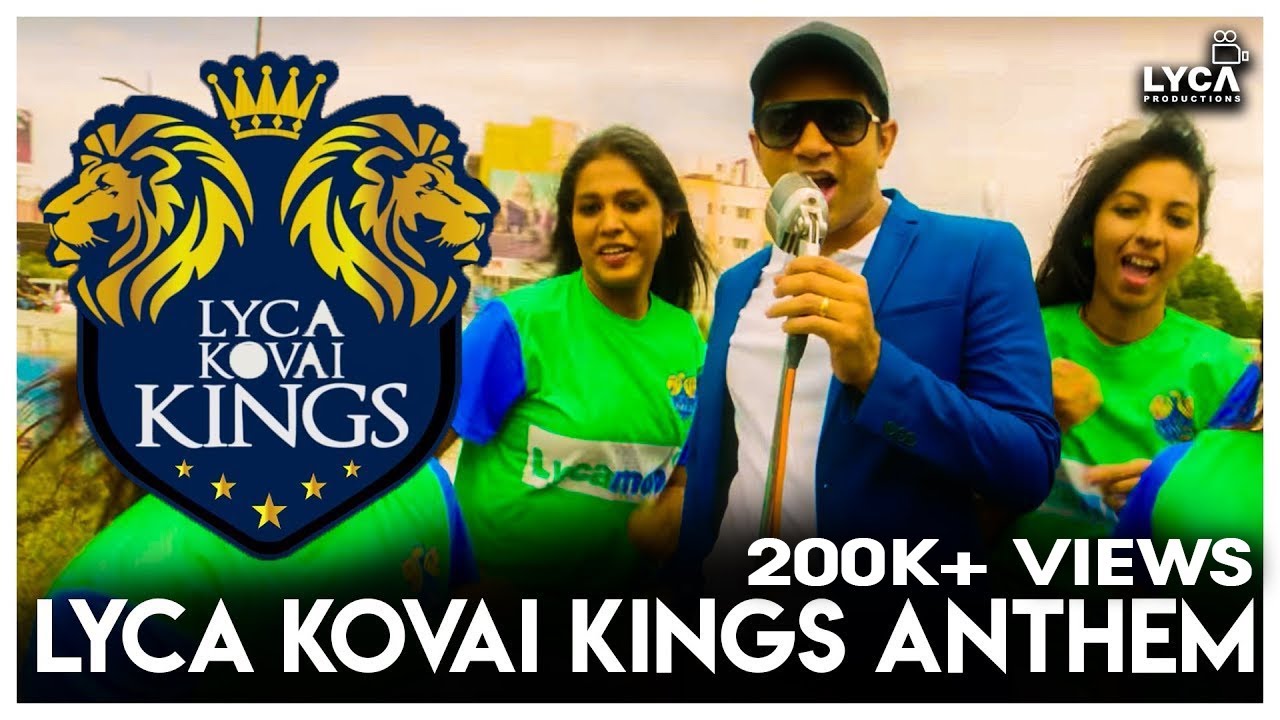 Lyca Kovai Kings Lyrics  | Lyca Kovai Kings Anthem | Karthick | Karthik | Karthik