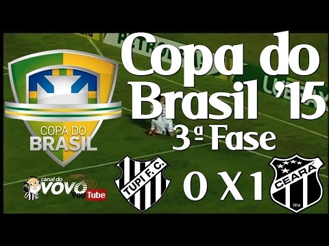 [Copa do Brasil '15] Tupi FC 0 X 1 Ceará SC - Roger Gaúcho - Narração: Ivan Costa