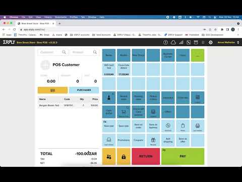 How to process a return with receipt on ERPLY POS (Berlin)