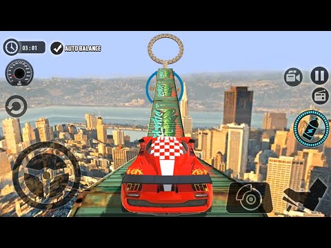 Impossible Car Tracks 3D - Red Car Driving Stunts - Mega Ramp Mode - Android Gameplay All Cars