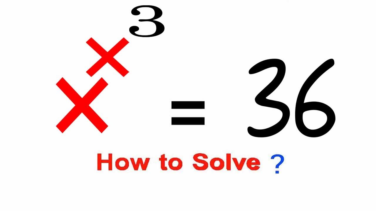 A Nice Exponential Equation