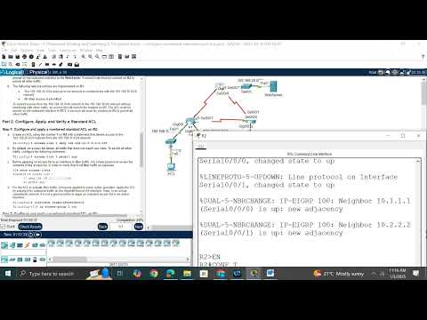 5 .1. 8 packet tracer configure numbered standard ipv4 acls