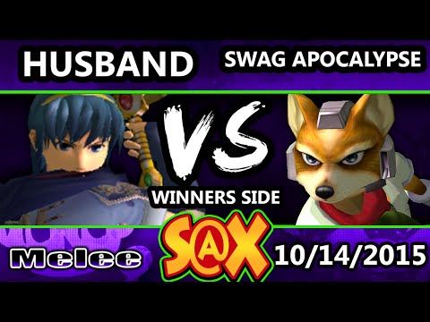 S@X 119 - Swag Apocalypse (Fox) Vs. Husband (Marth) SSBM WinnerS Quarters - Smash Melee