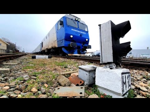 Trenul internațional IR 146 ClujNapoca-Viena trece prin Oradea Est-25.01.2023