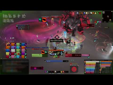 untitled spreadsheet vs Xavius Mythic // Hunter PoV