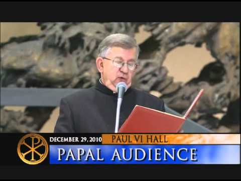 Audiencia Papal - Papa Benedicto XVI - 12-29-2010