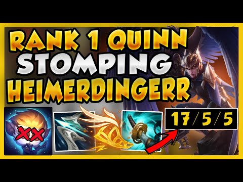 This Is How You STOMP The Heimerdinger Matchup With Quinn (ABSOLUTE MASSACRE) - League of Legends