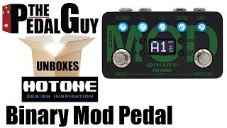 Video thumbnail for ThePedalGuy Unboxes the Hotone Binary Mod Pedal by The Pedal Guy