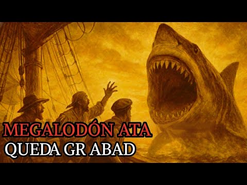 Ataques de megalodón a los primeros exploradores británicos