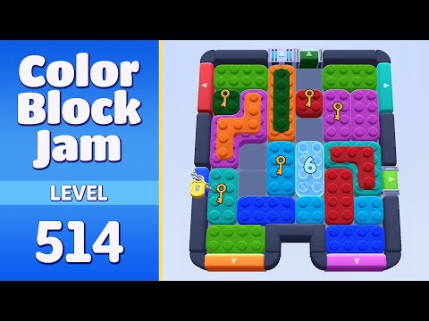 Color Block Jam Level 514 | Every Puzzle Solved! 🎯