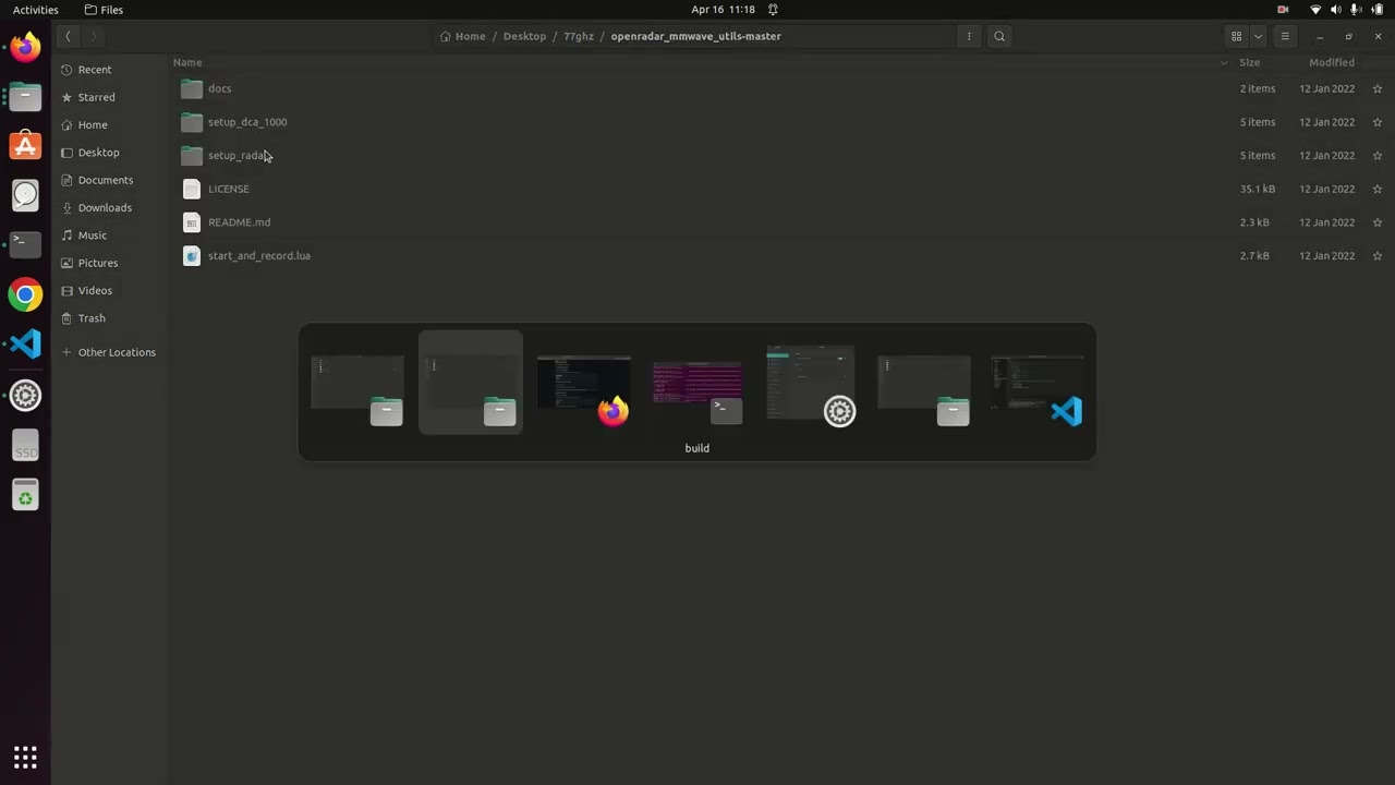 Setup TI AWR2243 FMCW radar on Linux