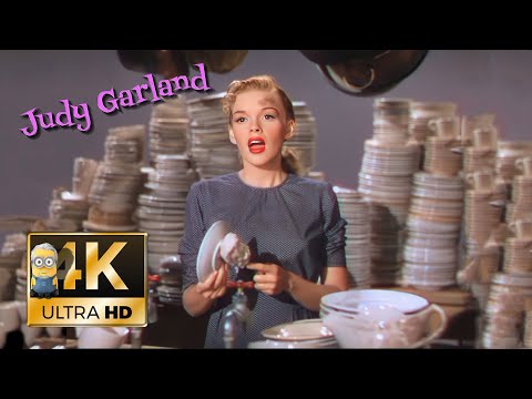 Judy Garland AI 4K Enhanced - Look for the Silver Lining 1946