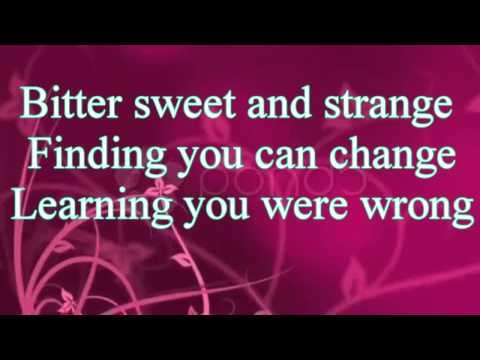 Jordan Sparks - Beauty And the Beast - Lyrics on screen