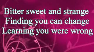 Jordan Sparks - Beauty And the Beast - Lyrics on screen