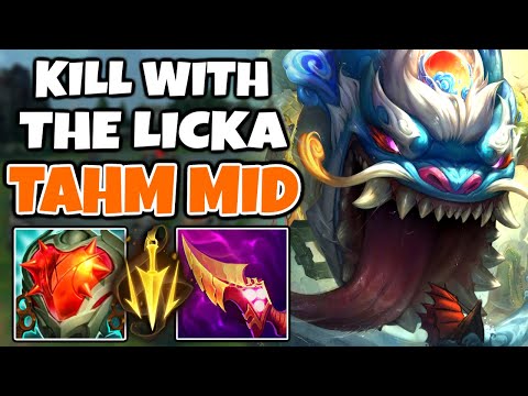 AP Tahm Kench Mid is teaching me how to LICKA everyone to DEATH. | Pekin Woof