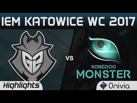 G2 vs KDM Highlights Game 3 IEM Katowice 2017 WC G2 Esports vs Kongdoo Monster