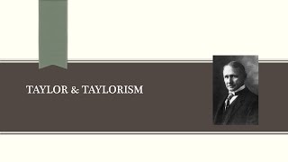 2.1 (1/3) - Taylor: Scientific Management (Taylorism) (UPSC Public Administration by Ashish)