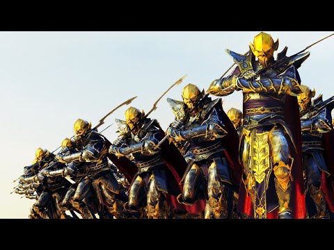 Battle at the Shadow Wood - DARK ELVES vs WOOD ELVES - Total War WARHAMMER 2 Cinematic Battle