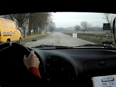 Drewniak-Kubik  Świąteczny Sprint  os-3  Citroen Saxo VTS  "WIWAX"