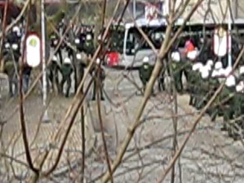 KSC vs. VFB 1.3.09 Ankunft in Karlsruhe/Durlach der VFB ist da!!!