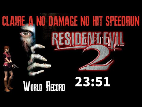 Resident Evil 2 (1998) Claire A NO DAMAGE / NO HIT / NO SAVE Supreme Skip Speedrun 23:51