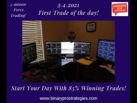First Trade of the Day 5-4-2021|Start your Day with 85% Winning Trades!