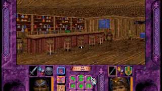 Menzoberranzan - PC DOS intro &amp; gameplay