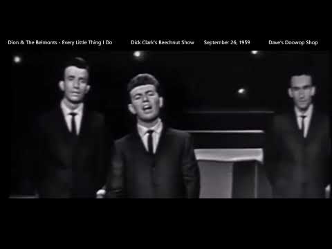 Dion & The Belmonts - Every Little Thing I Do (Dick Clark's Beechnut Show - September 26, 1959)