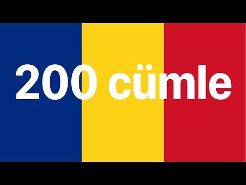 Romence öğrenin: Romence 200 ifadeler - Romence dilinde cümleler - Romanya dili