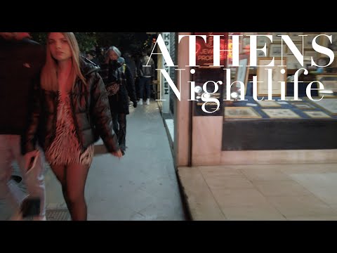 Saturday Night Out | Athens Nightlife [4K HDR]