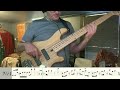 Lewis Taylor - Track - bass cover with transcription
