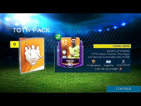 OMG!!!!!We Packed 92 TOTW Messi and 4 Elites in FIFA Mobile 19!!!!!!