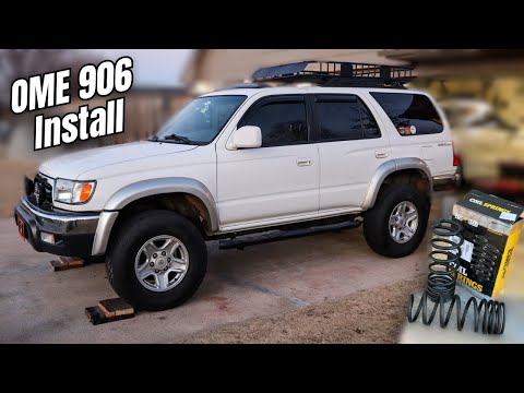 Installing OME 906 Rear Lift Springs on my 3rd Gen 4Runner