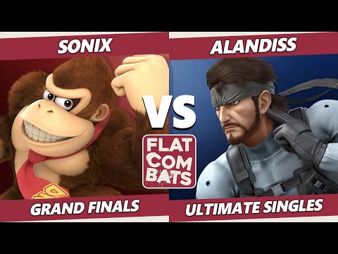 Flat Combats 2 GRAND FINALS - AlanDiss (Snake) Vs. BAN | Sonix (DK, Roy, Sonic) SSBU Smash Ultimate
