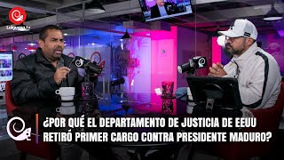 ¿Por qué el Departamento de Justicia de EEUU retiró primer cargo contra presidente Maduro?