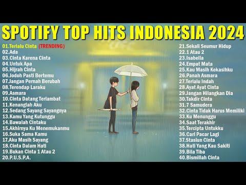 ♪ Spotify Top Hits Indonesia - Lagu Pop Terbaru 2024 ♪ Lagu pop viral tiktok 2024 | Terlalu Cinta