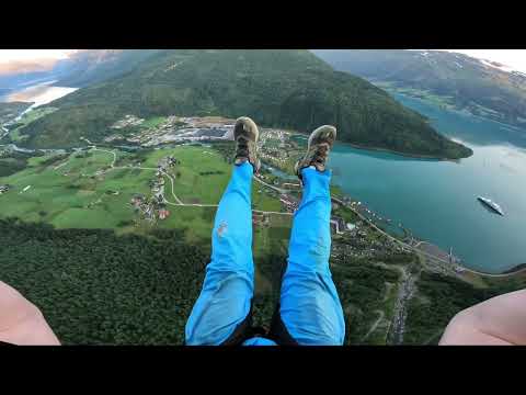 Night speedfly from Loen skylift - Hoven - Ozone Dragonfly 16