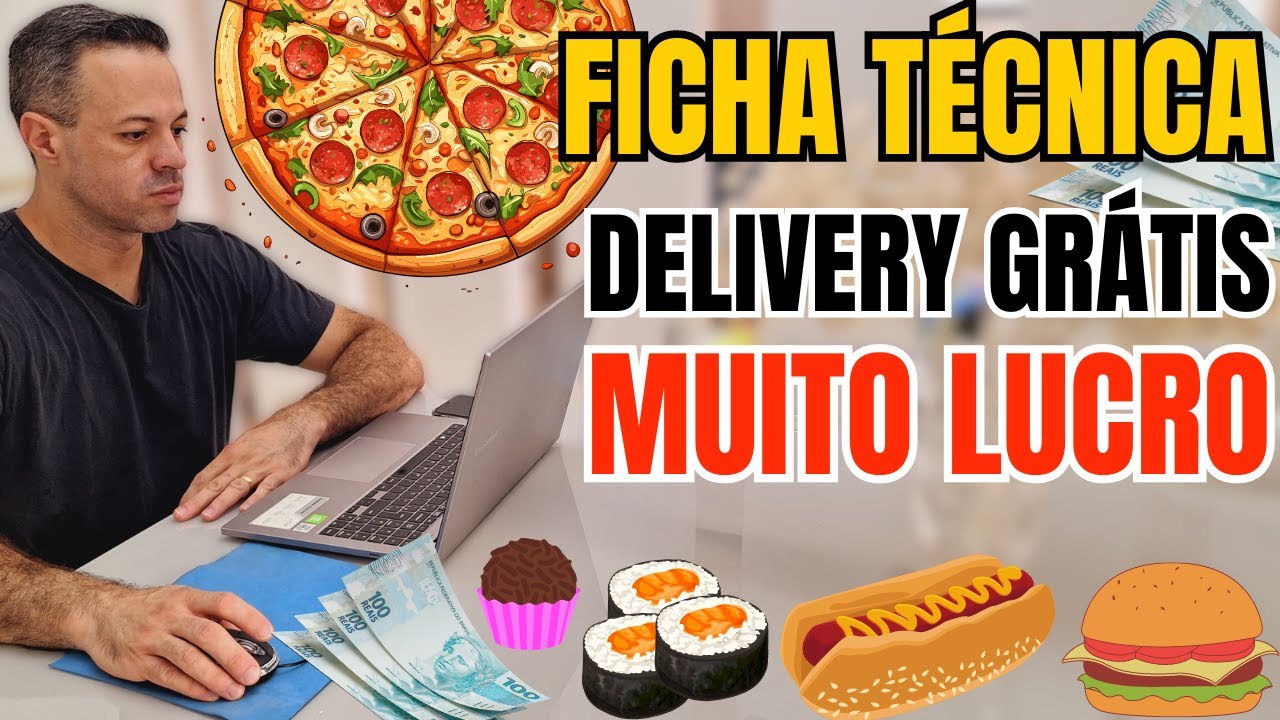 FICHA TÉCNICA PARA DELIVERYS E RESTAURANTES E PLANILHA DE CUSTOS I TOTALMENTE GRÁTIS I FICHA TÉCNICA