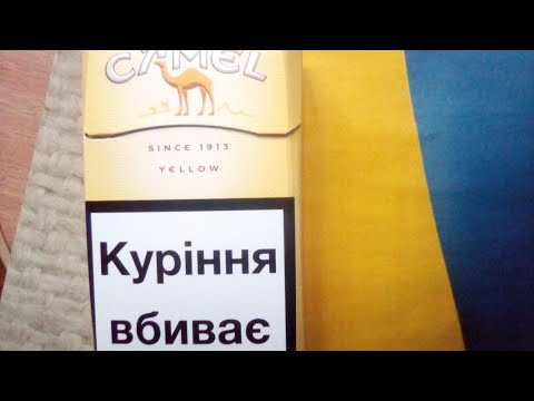 Обзор сигарет ,,Camel' желтый.