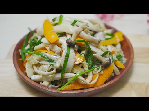 Cách Làm Nấm Xào Rau Củ Không Bị Ra Nước Giòn Ngon Đơn Giản Chay mặn đều dùng được