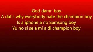 Champion Boy - Alkaline ~ Raw (Lyrics!!)
