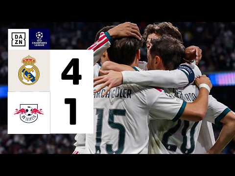 Real Madrid vs RB Leipzig (4-1) | Resumen | Highlights UEFA Champions League